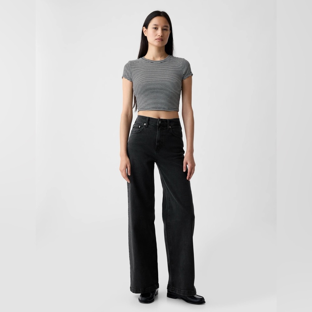 Gap | High Rise Stride Wide-Leg Jeans